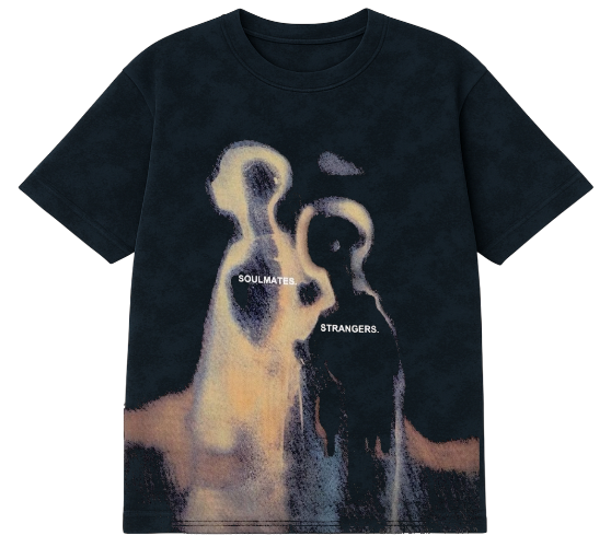 STRANGERS & SOULMATES ACID TSHIRT OVERSIZED